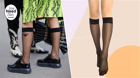 prada transparent socks dupe